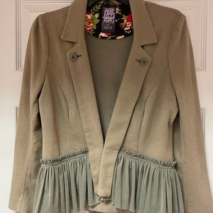 FREE PEOPLE  GRAY JACKET S